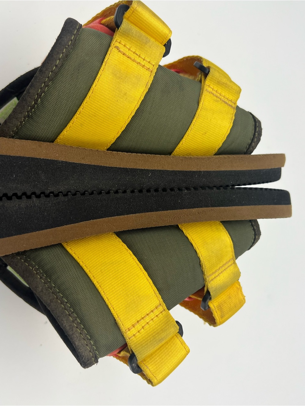 Suicoke Moto cab olive brown Nylon sandals Men’s size 8 Women’s size 10 shoes - Picture 13 of 16